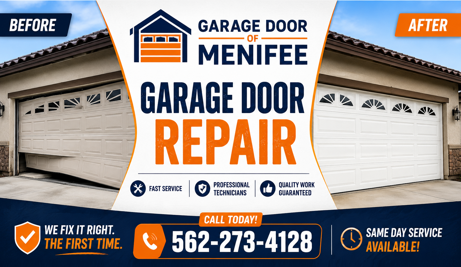 Garage Door of Menifee CA